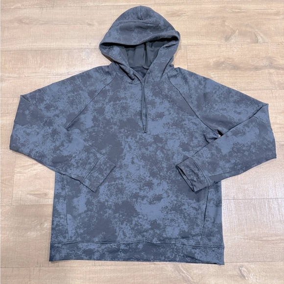 Lululemon City Sweat Pullover Hoodie French Terry Astral Graphite Grey Size L - Picture 6 of 13